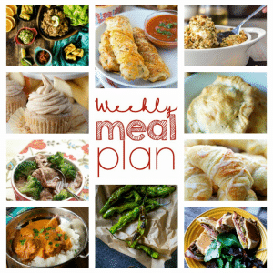 This weekly meal plan gives you all you need to have a simple yet tasty week!
