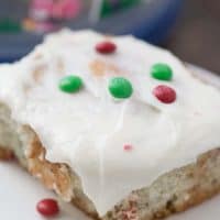 These cake mix cinnamon rolls will make everything festive and fun!