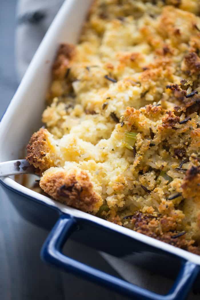 Easy Cornbread Stuffing Recipe - LemonsforLulu.com