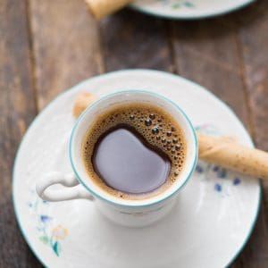 Greek coffee is a staple in our house the rich tasting coffee and deep flavored aroma will have you hooked too!