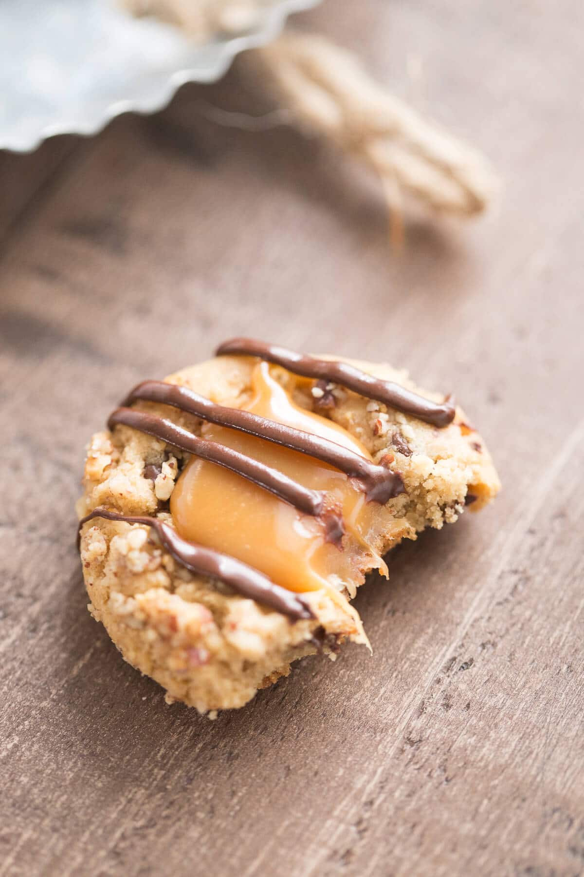 Peanut Butter Turtle Cookies