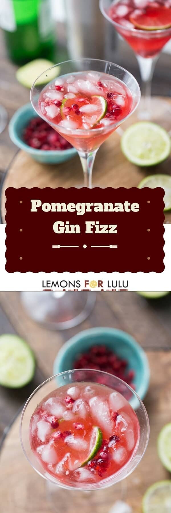 Pomegranate Gin Fizz