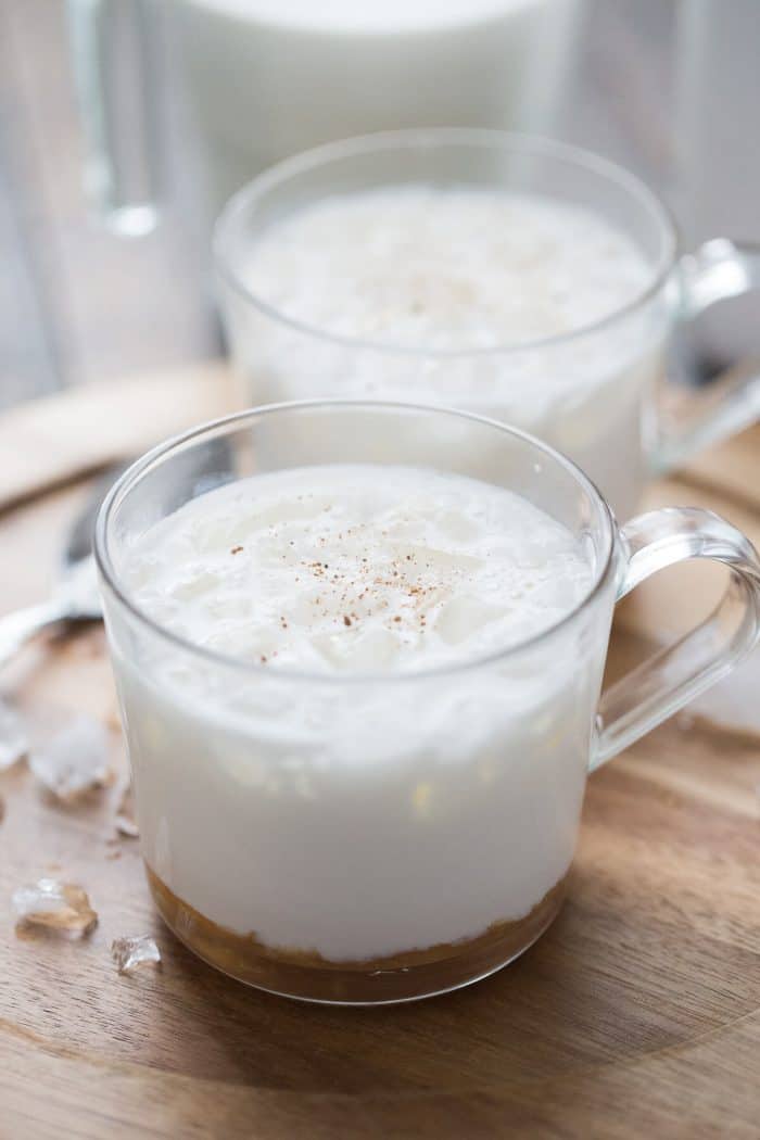 salted caramel milk punch