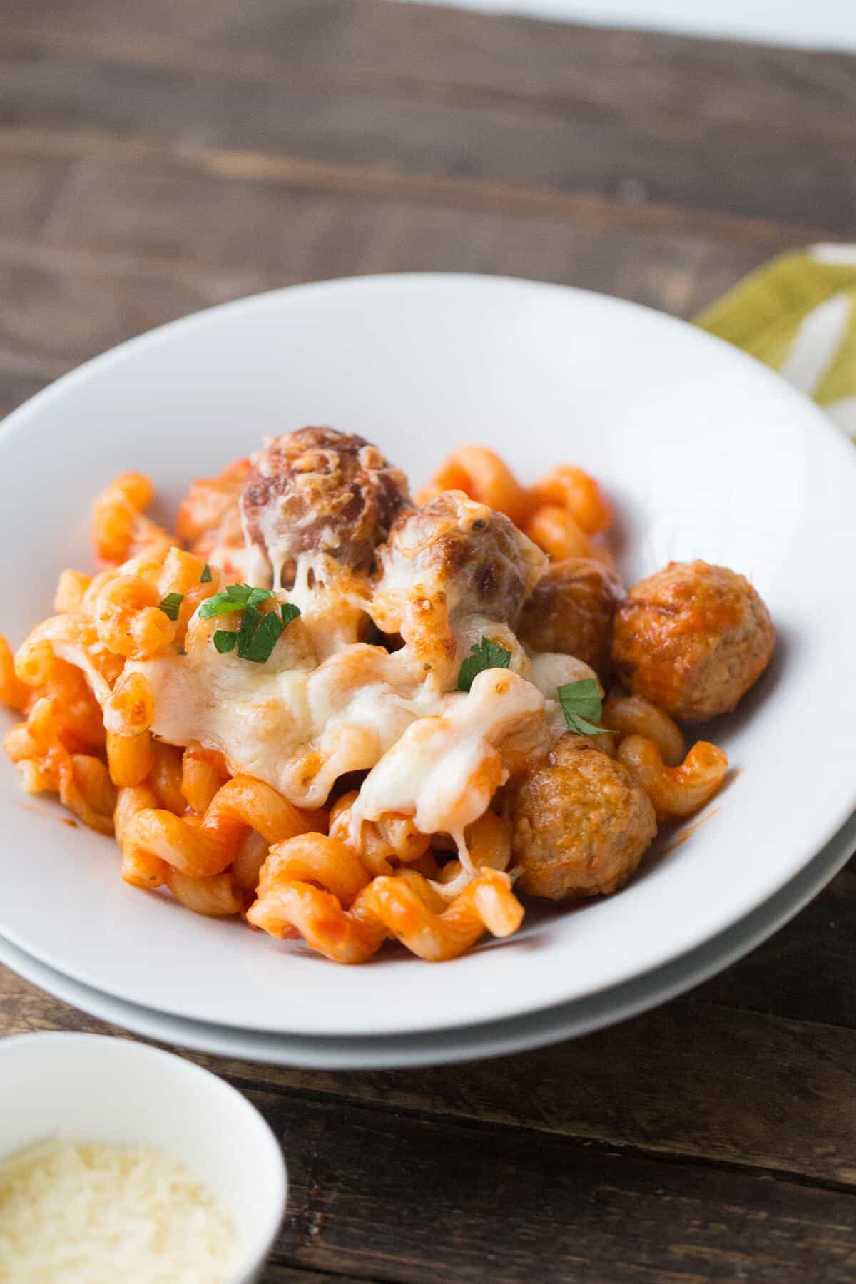 Skillet Meatball Lasagna