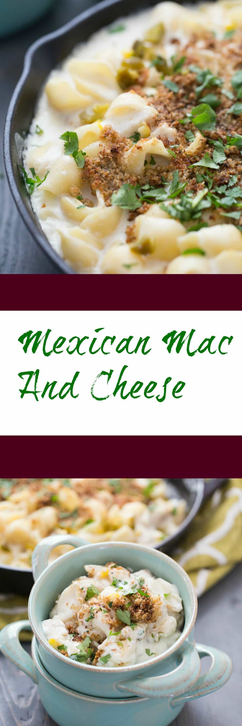 This Mexican Mac and Cheese is going to have you hooked with one bite! Chicken, corn and cheese abound in each bite!