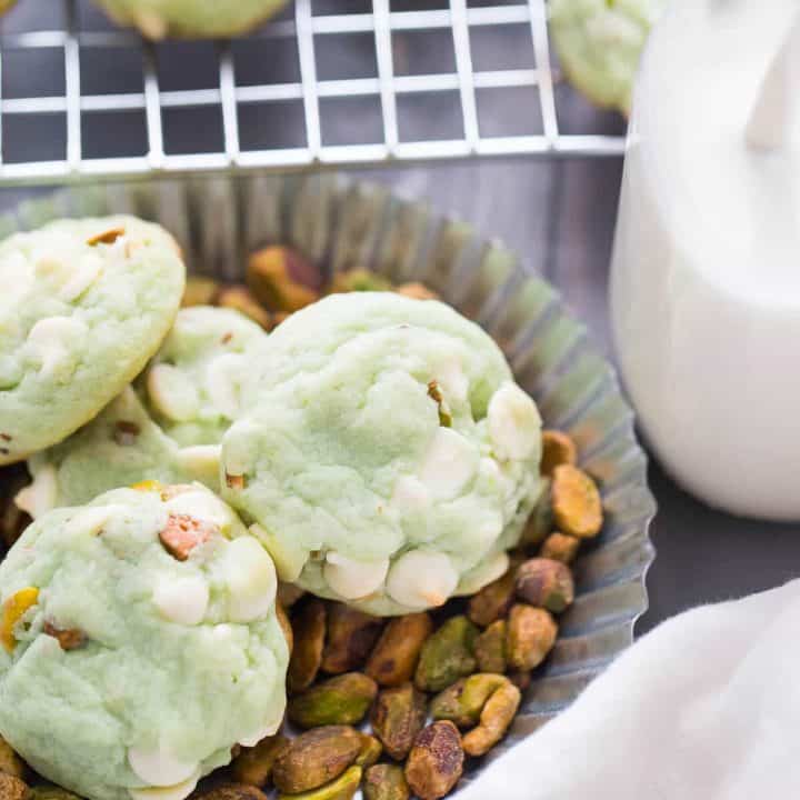 Pistachio Pudding Cookies