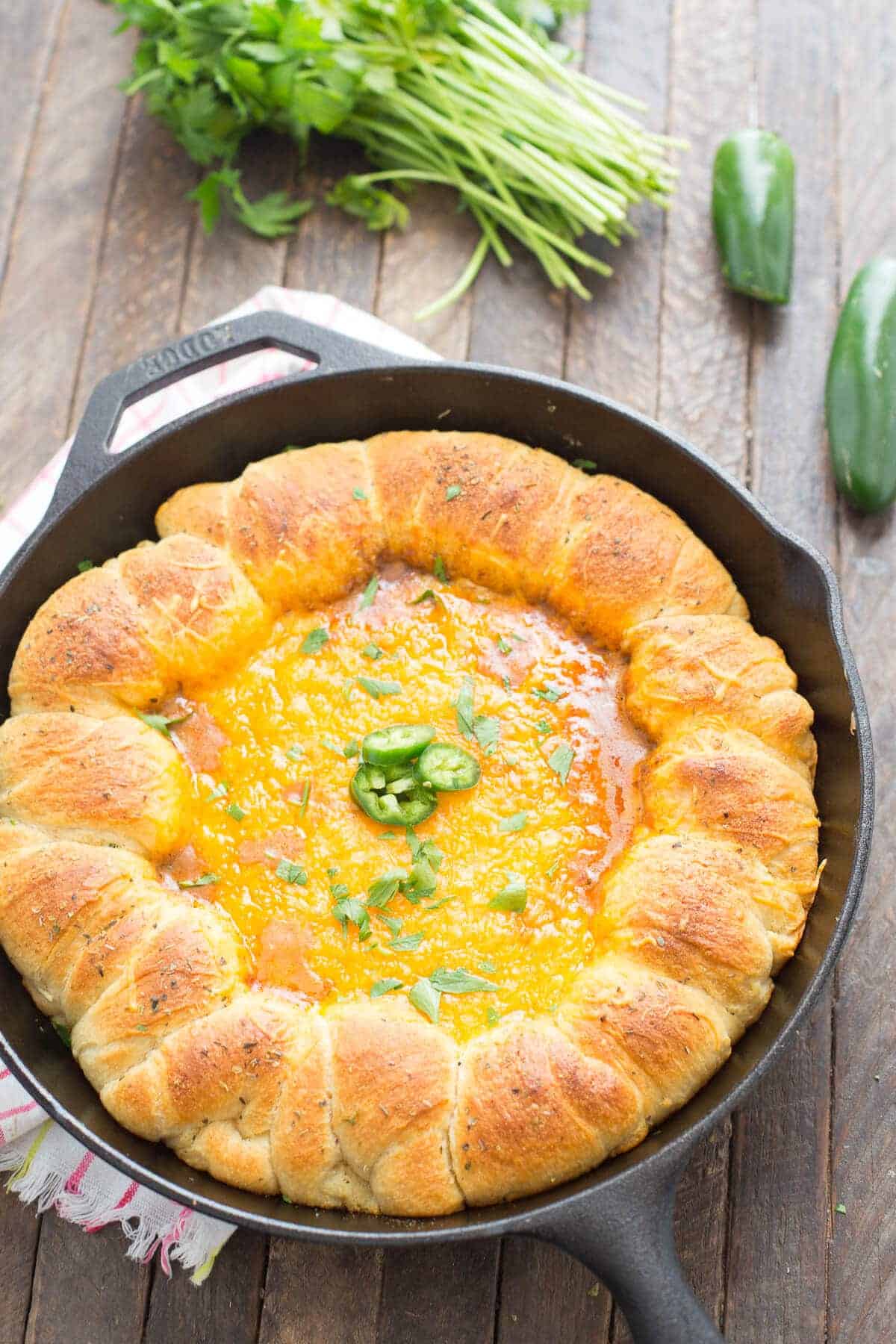 skillet chili cheese dip