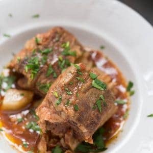 Guinness makes these slow cooker short ribs taste amazing! You will love this hearty meal!