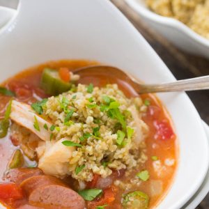 Nothing beats an easy gumbo recipe! This dish so filling and satisfying!