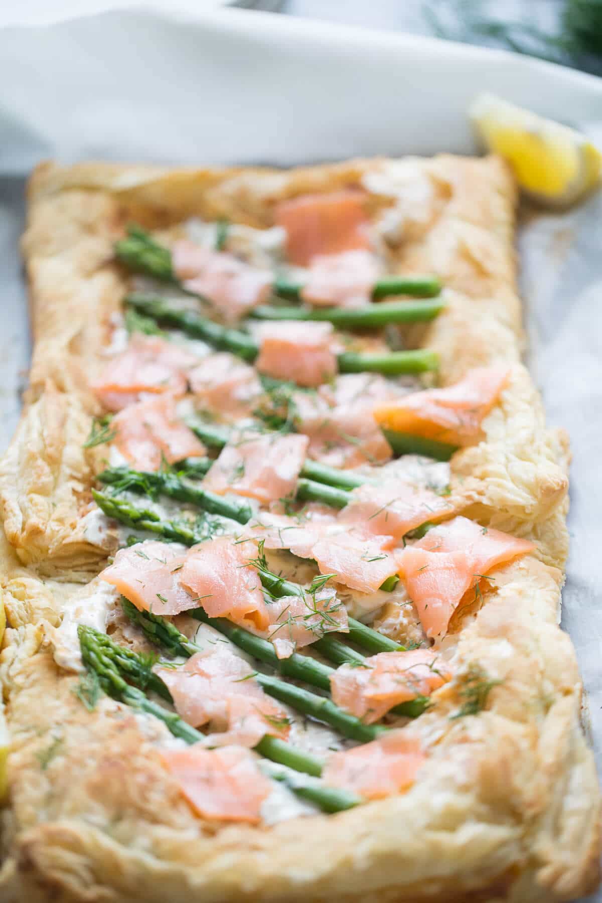 Recipe for Asparagus and Smoked Salmon Tart