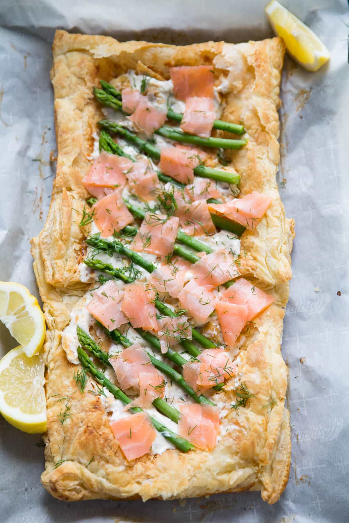 Recipe for Asparagus and Smoked Salmon Tart