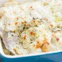 Easy baked gnocchi is creamy and delicious! Your family is going to love this easy recipe! lemonsforlulu.com