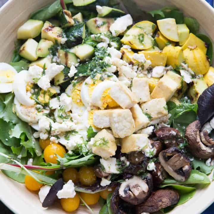 Grilled Veggie Cobb Salad