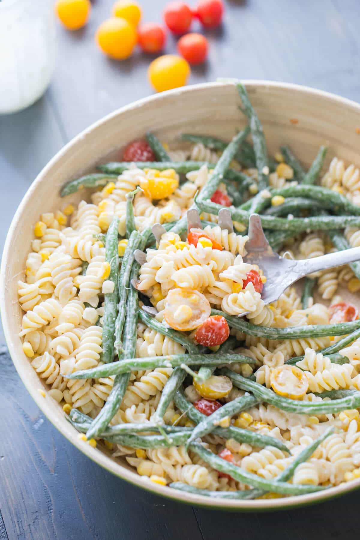 Loaded Vegetable Pasta Salad - LemonsforLulu.com