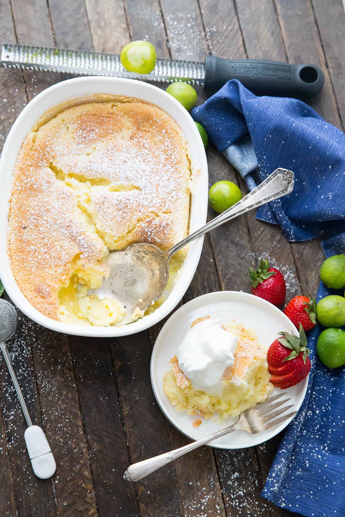 Key Lime Pudding Cake