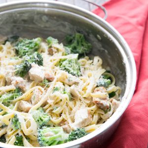 Chicken Broccoli Alfredo is a simple pasta dish that is as simple as it is comforting!