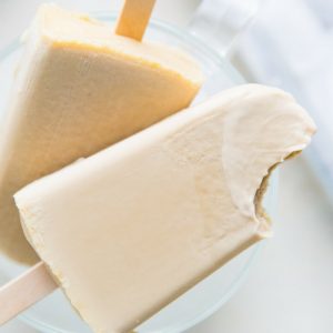 These Dirty Chai popsicles combine espresso with Chai tea! They are going to be your favorite summer time treat!