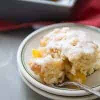 Peaches and Cream Coffee Cake