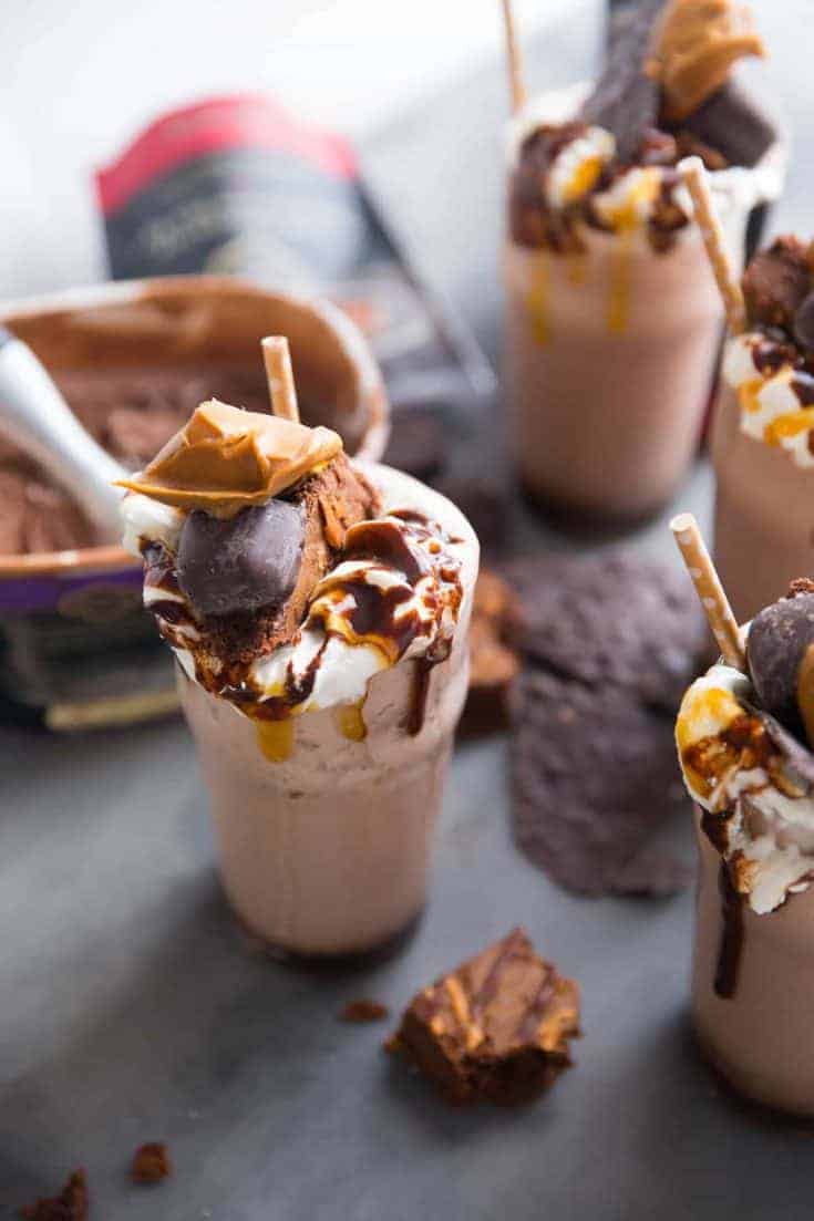Extreme Salted Caramel Milkshake