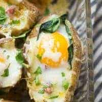 Breakfast Baked Potatoes