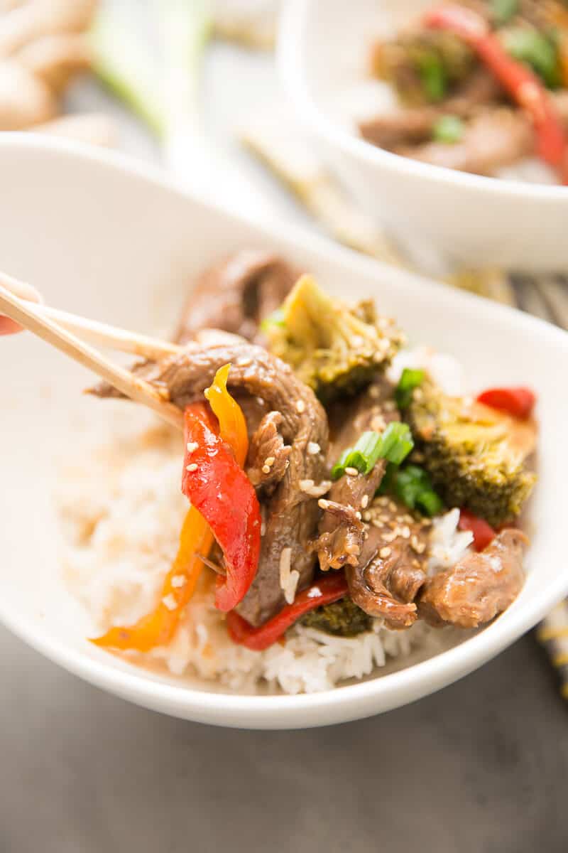 Slow Cooker Ginger Beef