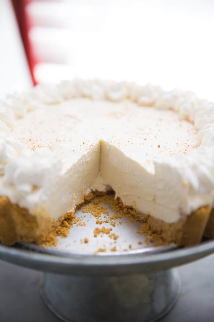 frozen eggnog cheesecake