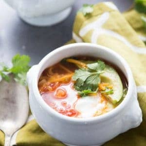 Spicy chicken soup
