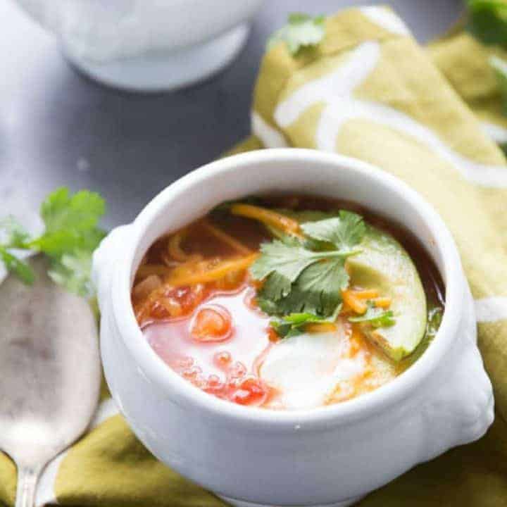 Spicy chicken soup