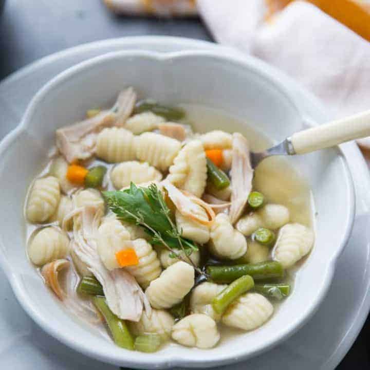 Turkey Soup Recipe with Dumplings
