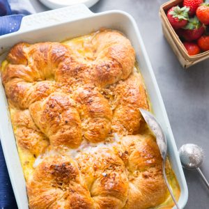 Baked Croissant French Toast