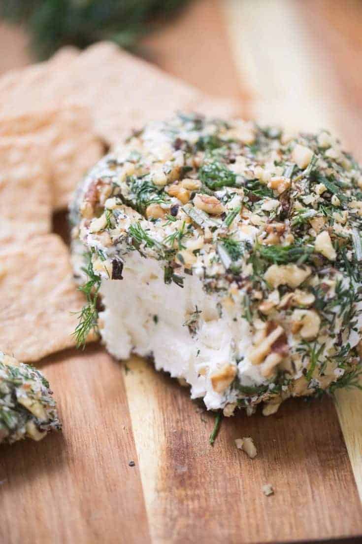 Herb and Feta Cheeseball Recipe Lemons for Lulu