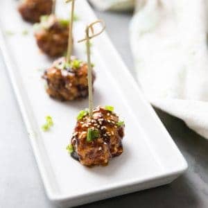 spicy cocktail meatballs