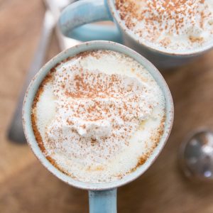 White Russian white hot chocolate