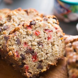 Banana split banana bread