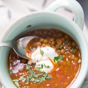 Spicy lentil chili