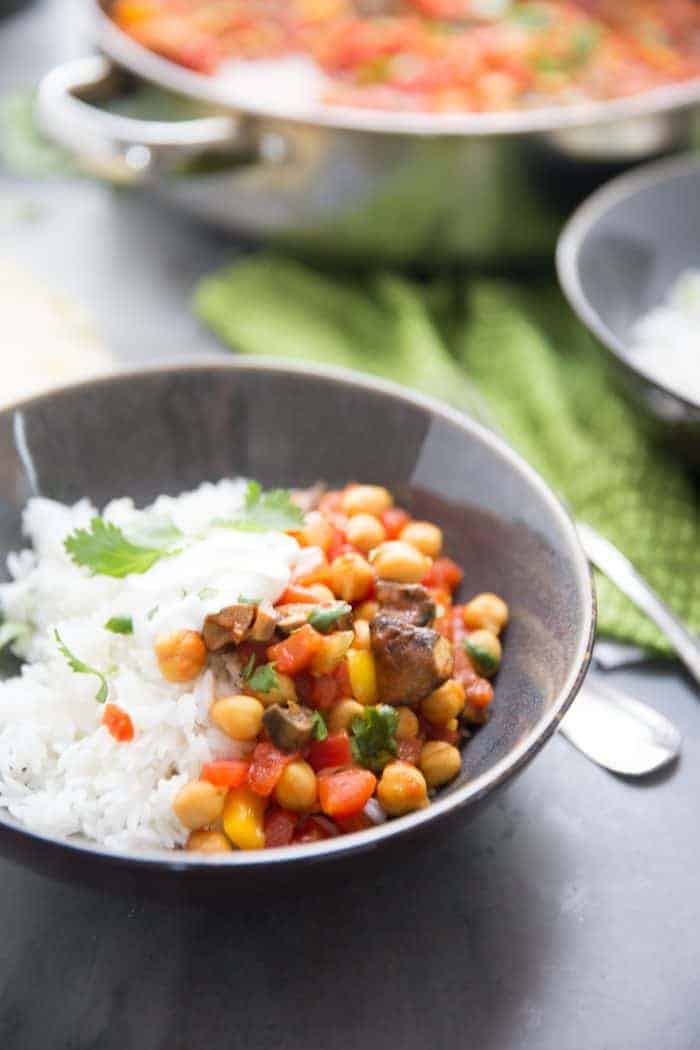 Easy Vegetarian Tikka Masala Recipe - Lemons for Lulu