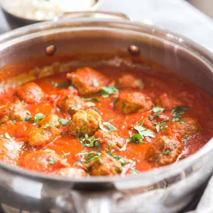 Curried Lamb Meatballs Recipe with Tomatoes Lemons for Lulu
