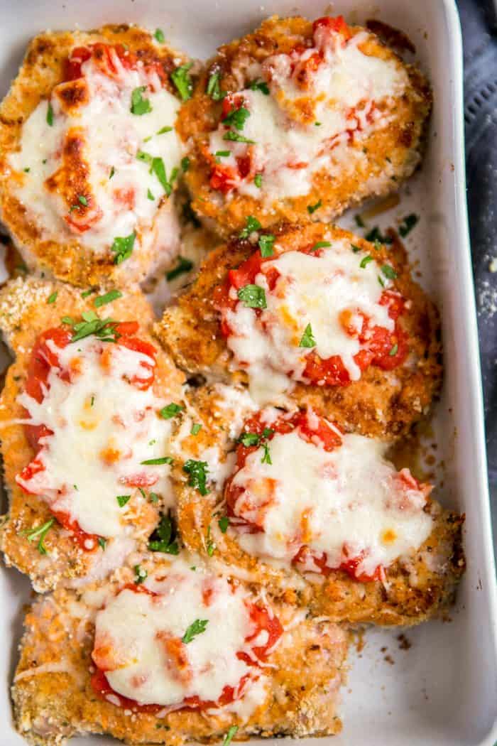 Pork Parmesan with Homemade Marinara Sauce Lemons for Lulu