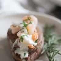 Steak and Shrimp with Champagne Cream Sauce (Surf and Turf)