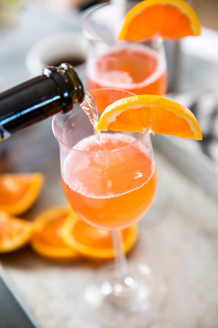 Bubbly Fuzzy Navel Cocktail Recipe - Lemons for Lulu