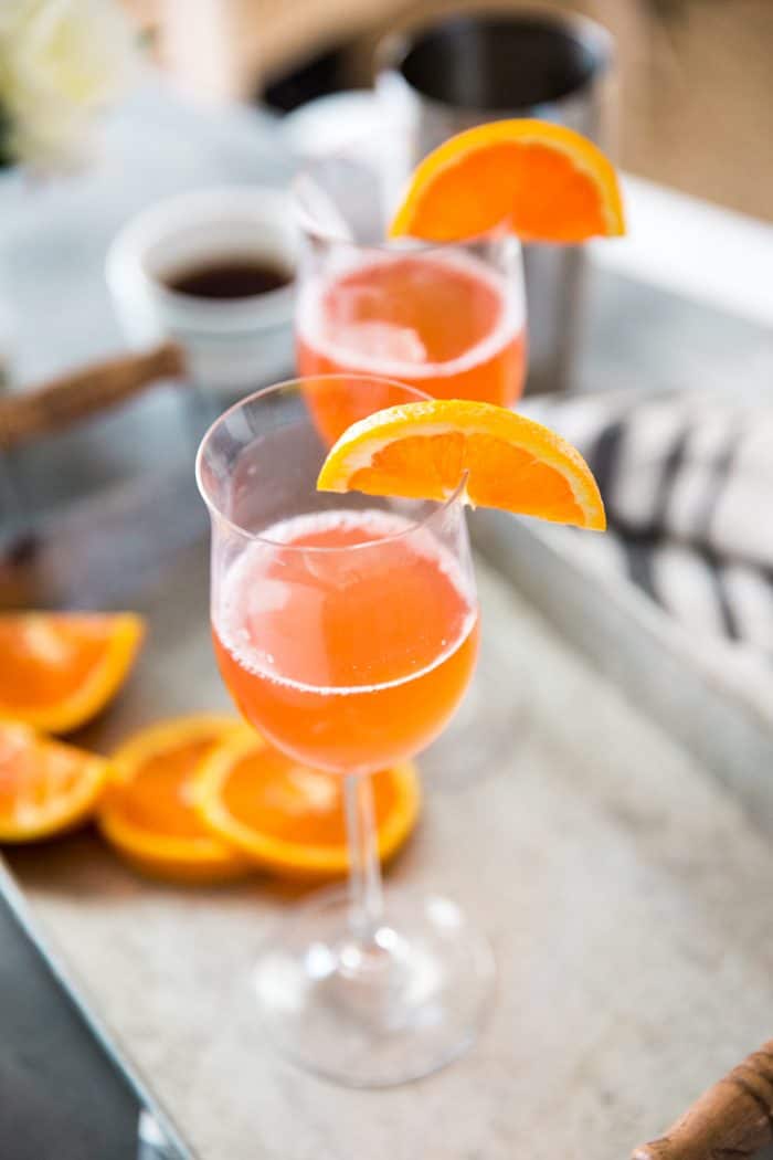 Bubbly Fuzzy Navel Cocktail Recipe Lemons for Lulu