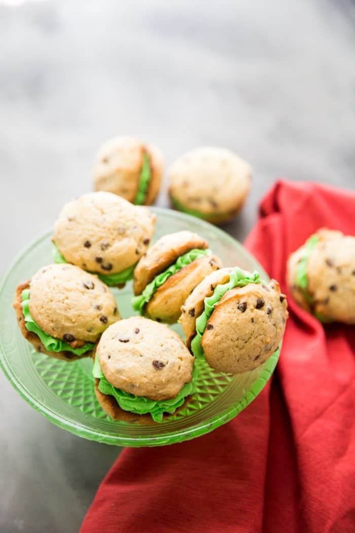 mint chocolate chip whoopie pie recipe