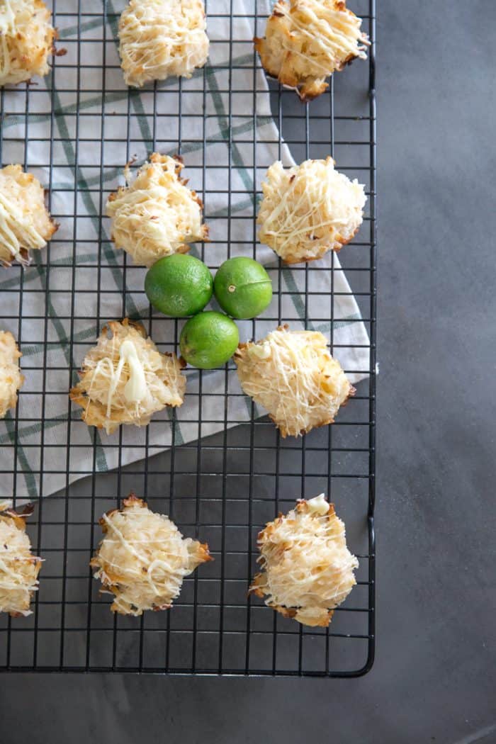 key lime coconut macaroon cookies