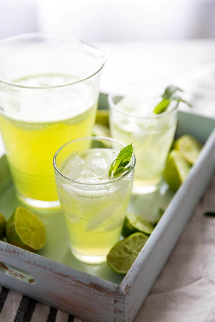 lime & mint agua fresca recipe