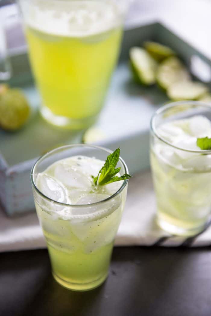 Lime & Mint Agua Fresca Recipe Lemons for Lulu