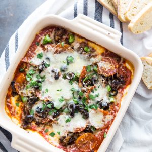 Pizza dip whole dish