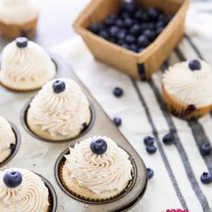 Blueberry Cupcakes One cupcake image