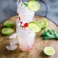 Cherry vodka lemonade two