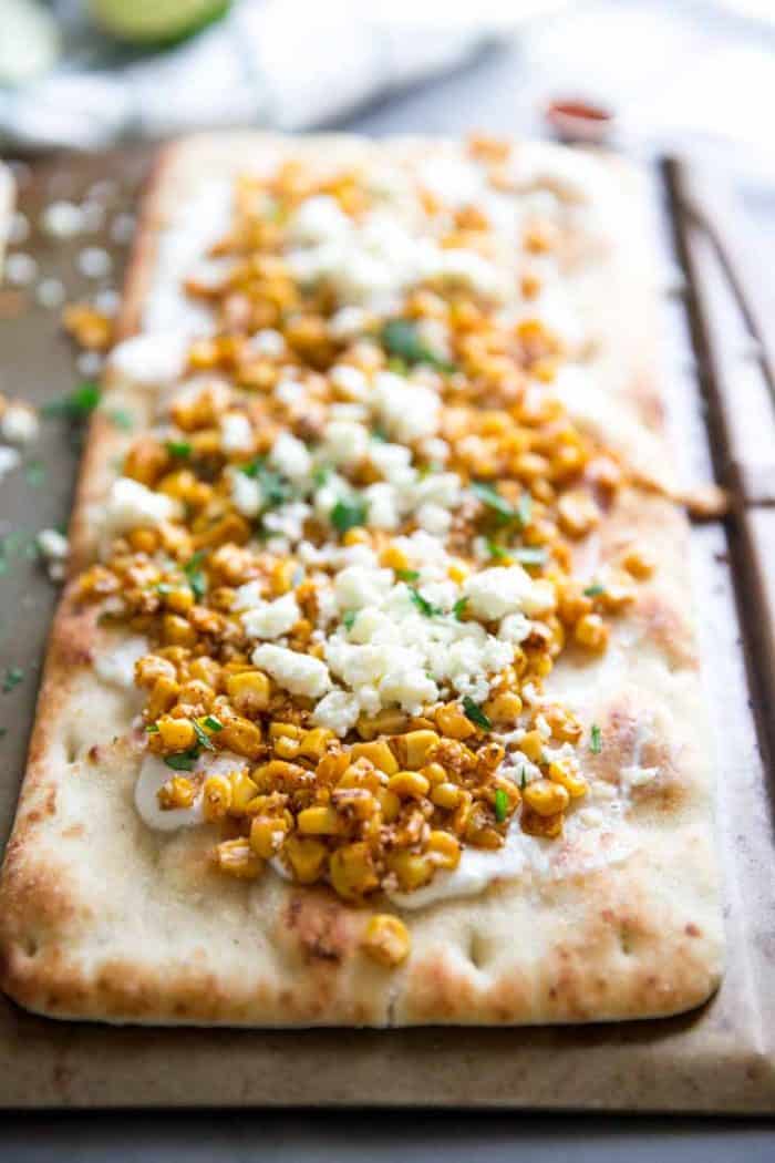 Mexican Street Corn Flatbread Pizza Recipe Lemons for Lulu