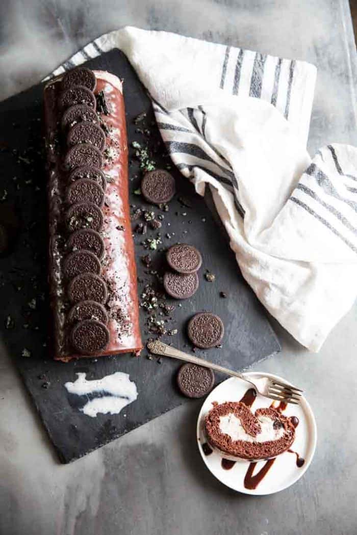 Oreo Ice Cream Cake Roll Recipe Lemons for Lulu